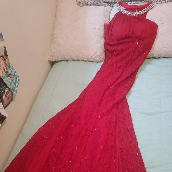 Red Prom Dress - Picture 3 of 4